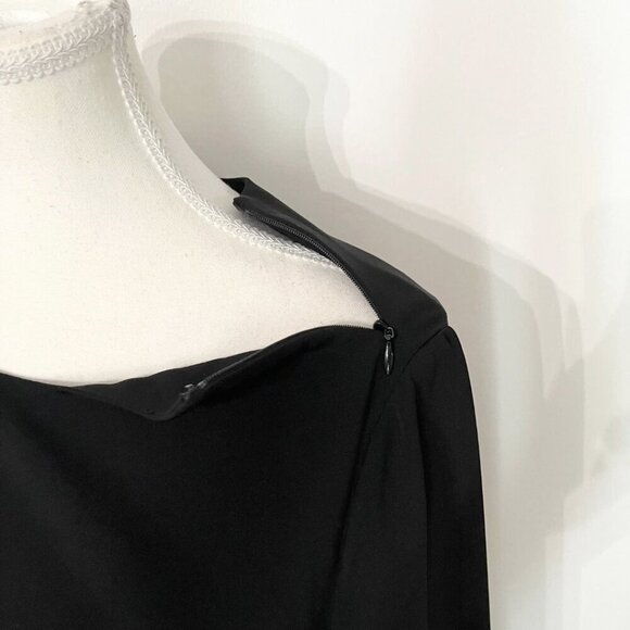 NWOT BY MALENE BIRGER BLACK ACARMAR MIDI DRESS - 36 (6) - Picture 6 of 12